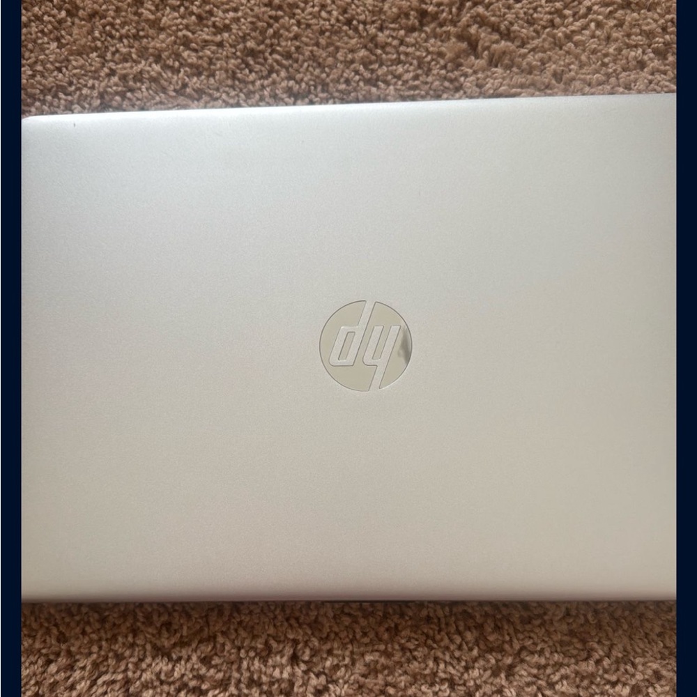 HP Sleek Silver Laptop
